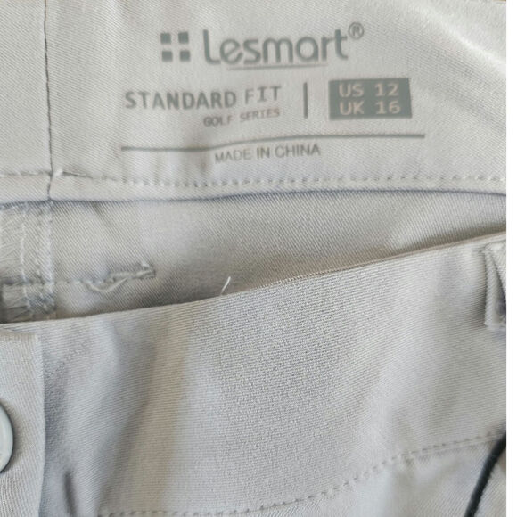 Lesmart NWOT standard fit golf pants womens size 12 gray - Picture 4 of 7